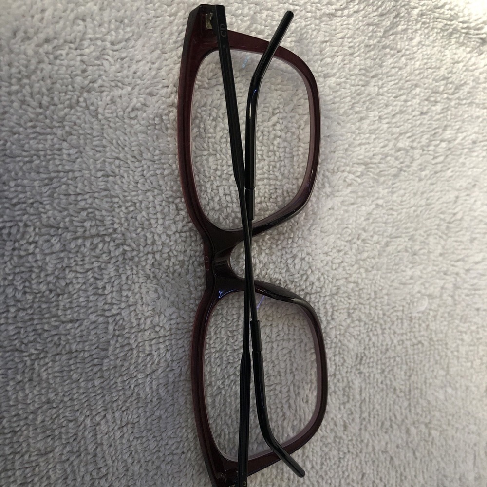Dior Eyeglasses BLACKTIE 232 clear maroon Authentic 52mm - Picture 4 of 6